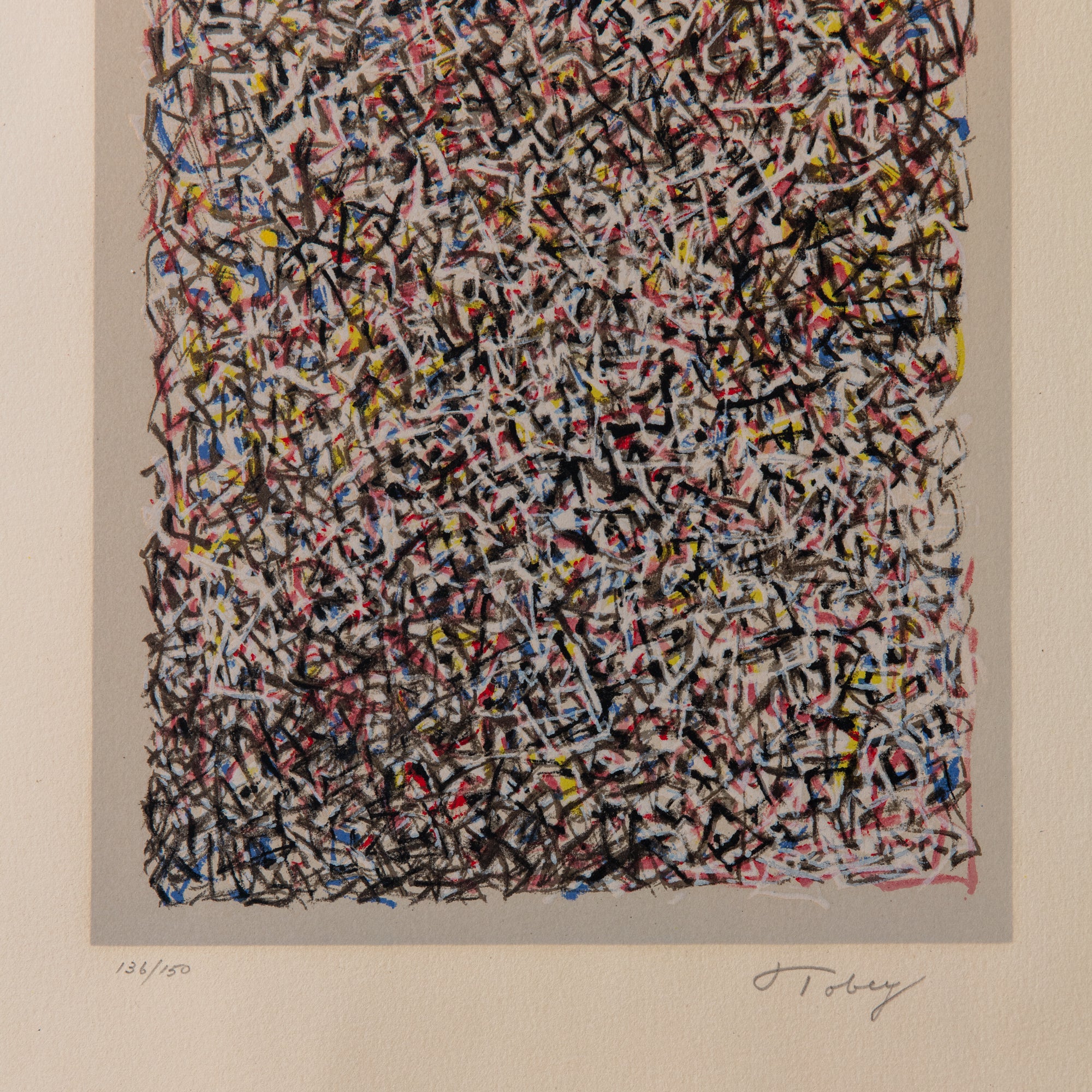 Mark Tobey, Stained Glass, 1974