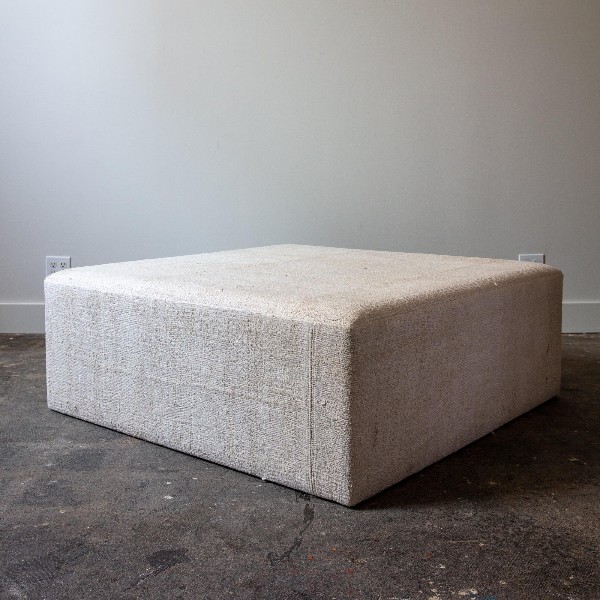 Upholstered Square Ottoman