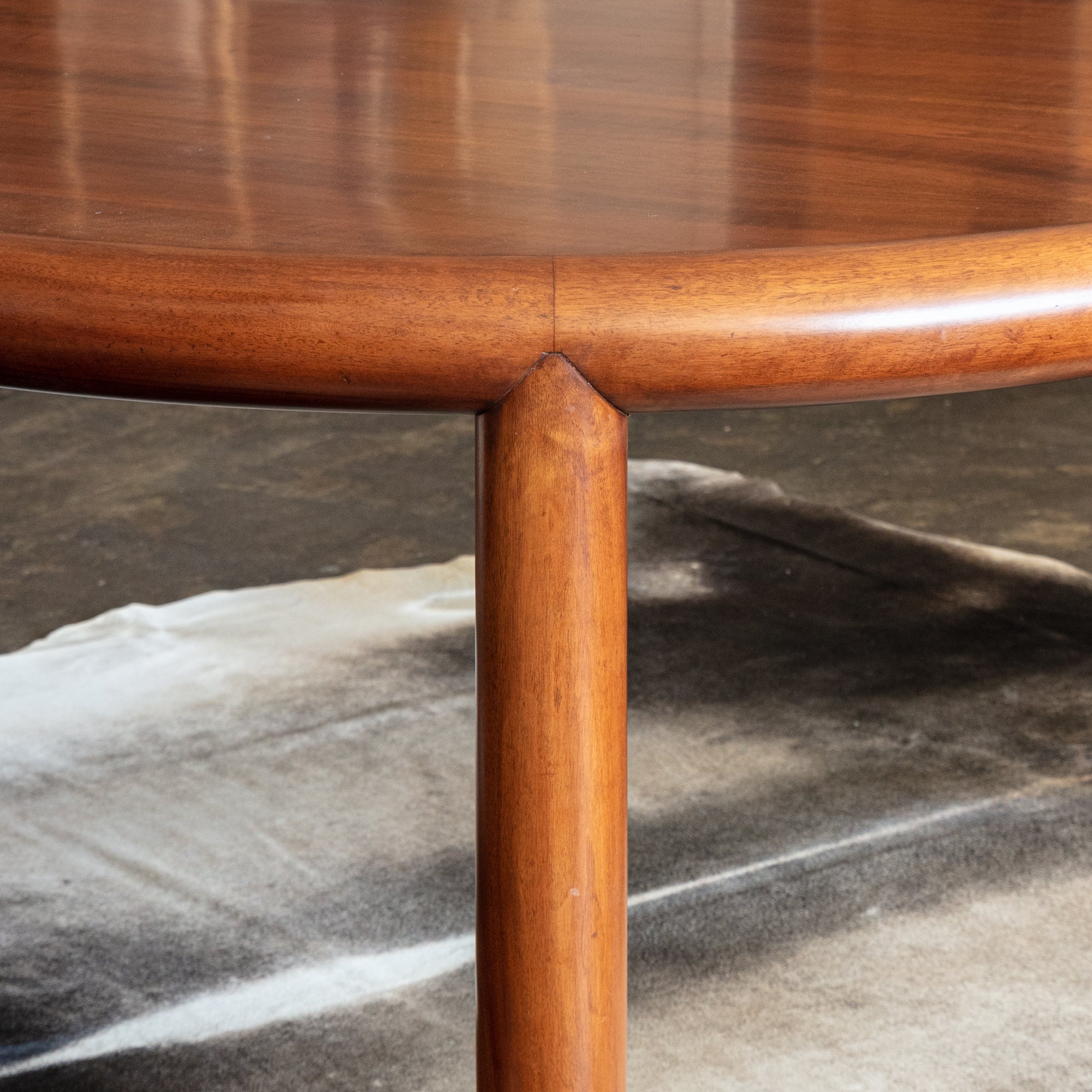 Vintage Three-Legged Dining Table