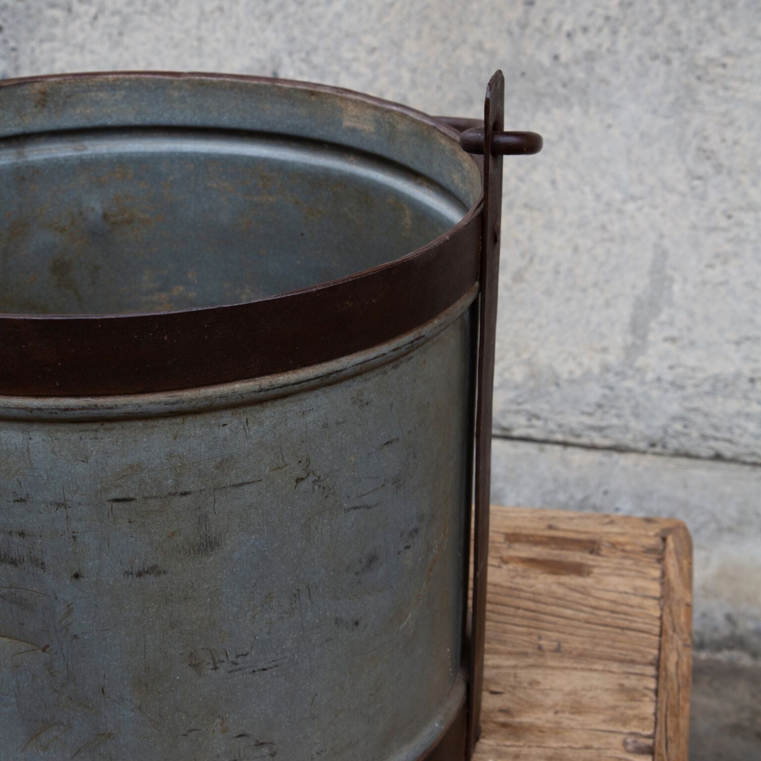 Vintage US Metal Bin, Large